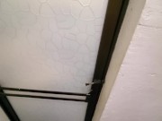 My pregnant ebony  latina  wife taking a shower and loves to be watched  1/16