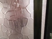 My pregnant ebony  latina  wife taking a shower and loves to be watched  12/16