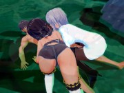 Azur Lane threesome - Washington x South Dakota - Hentai 2/16