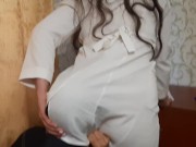 На приём к врачу мы пришли с мачехой, которая соблазнила врача и с ней трахнулась - lesbian_illusion 7/16