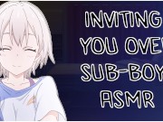 INVITING YOU OVER TO MY PLACE AFTER YOU STARED AT ME IN CLASS - SUB-BOY ASMR Roleplay 10/16