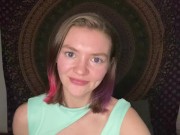 Joi en Español con gringa jovencita! Subtítulos en Español!