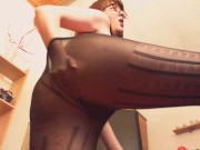 Anal extreme penetration in fetish pantyhose your italian stepmother it's here for you 5/16