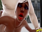 Airport Sexual 3D Monster Cock Animation 10/16