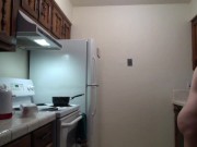 Hairy Natural Redhead Hopes English Muffins Make You Hard - Naked in the Kitchen Episode 9 2/16