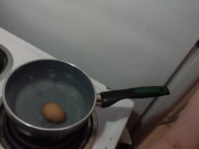 Hairy Natural Redhead Hopes English Muffins Make You Hard - Naked in the Kitchen Episode 9 5/16