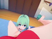 Touhou Project: Reimu and Sanae lesbian party 10/16