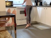 Casually wetting in the kitchen  5/16