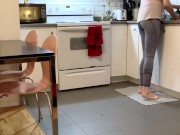 Casually wetting in the kitchen  8/16