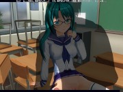 3D HENTAI schoolgirl with glasses fucked the director and got a high score 3/16