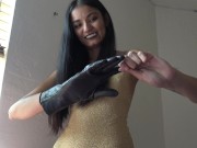 Trying On Leather Gloves - Safe for work? 15/16