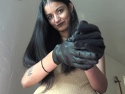 Trying On Leather Gloves - Safe for work? 7/16