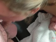 Slut Deepthroats My Cock In Return For Massage! 10/16