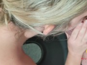 Slut Deepthroats My Cock In Return For Massage! 7/16