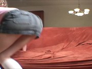 Naked Hot Shaved and Tight Pussy College Teen´s Awesome Ass Shaking JOI in POV Mode to make you cum 1/16