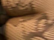 Fat Booty clapping back on BBC in sexy lingerie 1/16