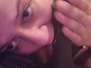 Thick Latina milf sucks and rides BBC and loves it 4/16