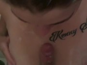 Stepbrother and stepsister share shower together things get extremely wet and soapy.  11/16