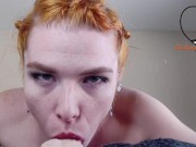 Hot Redhead slut Threatens to suck you dry with amazing sloppy throatjob - TheGoddessOfLust 8/16
