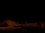 Hot sensual and erotic closeup of sex at night with amateur couple 1/16