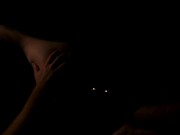 Hot sensual and erotic closeup of sex at night with amateur couple 13/16