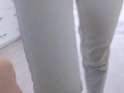 My classmate's jeans burst before my eyes. 2/16