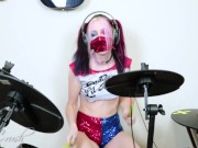 Harley Quinn Plays MSI Naked On Drums!!!! (Straight To Video) 11/16
