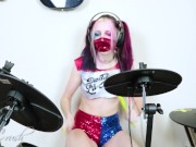 Harley Quinn Plays MSI Naked On Drums!!!! (Straight To Video) 14/16