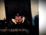 Slutty Stepsister Back At It Again. Caught Her Masterbating And Came In Her. 1/16