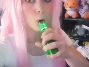 Cosplay anime girl strip tease 1/16