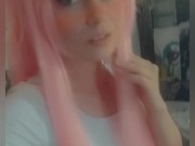 Cosplay anime girl strip tease 5/16