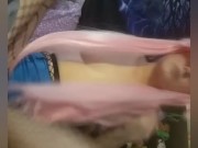 Cosplay anime girl strip tease 9/16