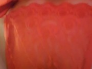 Japanese Teen Girl Panchira Red Lace Panties Perfect Tits 11/16