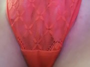 Japanese Teen Girl Panchira Red Lace Panties Perfect Tits 16/16