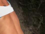 Outside in the night with Rachel Adjani. Veery tight ass 6/16