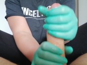 tested my new mint gloves on my stepbrother (couldn´t last long) 6/16