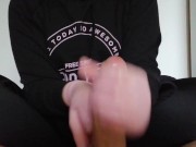 I love wearing my pink gloves if i help my stepdad relax 16/16