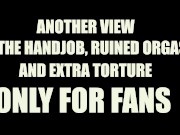 Amateur Femdom Tease and Denial Handjob + PinWheel. POV. Triple Ruined Orgasm. Post Orgasm Torture 16/16