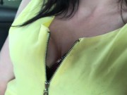 "ДА ТЫ ПРОПРОБУЙ ЕГО НА ВКУС" УЛОМАЛ РУССКУЮ В МАШИНЕ НА МИНЕТ С РАЗГОВОРАМИ. 1/16