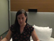 WIFE'S INTERVIEW BEFORE SHE TAKES HER FIRST BBC! 16/16