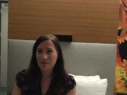 WIFE'S INTERVIEW BEFORE SHE TAKES HER FIRST BBC! 4/16
