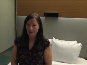 WIFE'S INTERVIEW BEFORE SHE TAKES HER FIRST BBC! 7/16