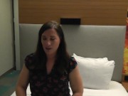 WIFE'S INTERVIEW BEFORE SHE TAKES HER FIRST BBC! 8/16