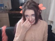 I cum a lot and play with a dildo pt.1 3/16