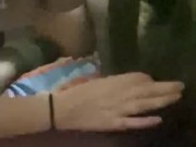 Cheating snowbunny teen decides to suck the cum out my bbc 14/16