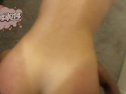 I got Spanked and Fucked Hard Doggystyle | Cumshot on mMy Fat Ass! 12/16