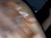 daddys BBC getting oiled down and PAWG getting rubbed down 15/16