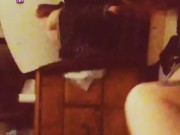 Trash talking BBW has a screaming orgasm after being pounded by a long hard cock 2/16