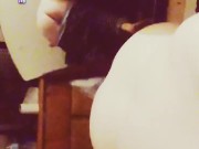 Trash talking BBW has a screaming orgasm after being pounded by a long hard cock 3/16