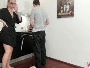 Plumber Hard Rough Fuck Sexy Housewife and Cum in Mouth 2/16